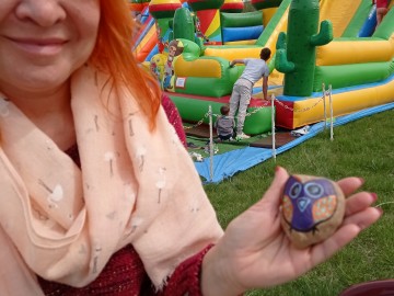 Piknik dla uchodźców z Ukrainy 30 kwietnia 2022r. GPCKiE w Plichtowie, 